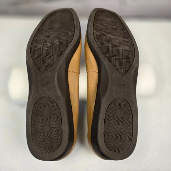 WOMENS EASY SPIRIT CLOSER COMFORT LOAFER SHOE LIGHT BROWN LEATHER SIZE 8 EUC - Picture 6 of 7